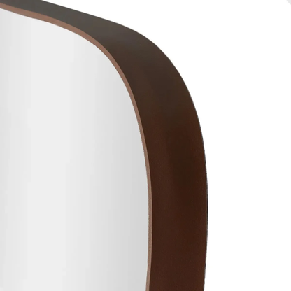 Espejo Orgánico Flame de Cuerpo Entero 170×70 con Marco Color Café