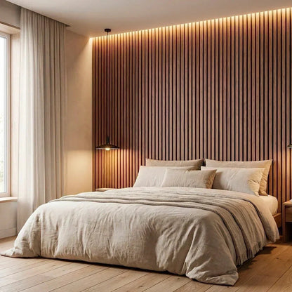 Paneles Acústicos Flexibles de Madera – (270 cm x 110 cm)